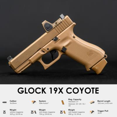 GLOCK 19x COYOTE