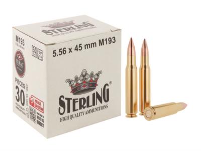 Sterling Rifle Cartridges 5.56x45 mm M193