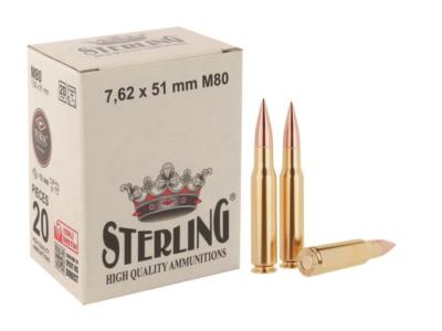 Sterling Rifle Cartridges 7,62x51 mm M80